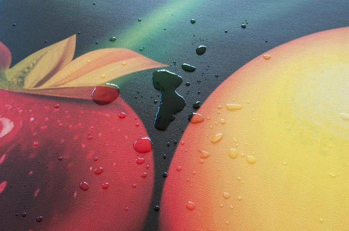 Le Forme Spicchi Tappeto Cucina 50x90 cm Sagoma Pvc Moderno Antiscivolo Stampa Digitale 3D