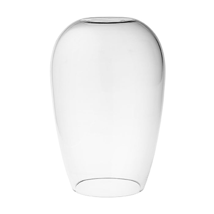 Paralume In Vetro Soffiato Millerighe Trasparente