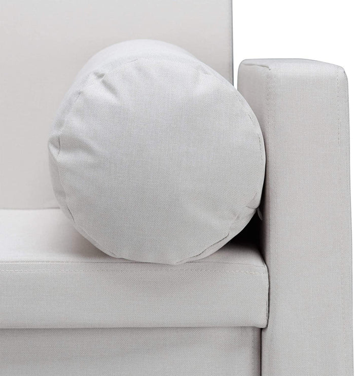 panca con schienale 2 posti cassapanca ripiegabile pratica seduta ribaltabile 115 cm panna 13_0000374_2