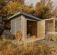 Casetta da Giardino di QUALIT? PREMIUM 5,9m?²-L279xW293cm - TIMBELA M903A