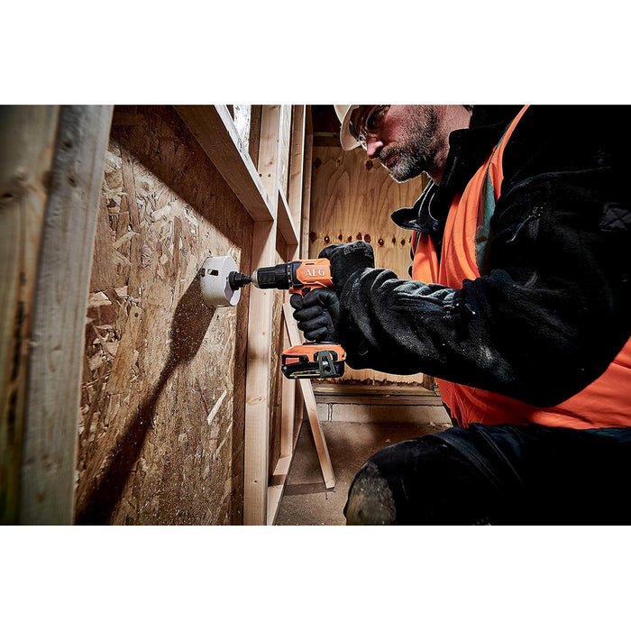 TRAPANO A PERCUSSIONE BRUSHLESS 18V 2 BATTERIE 2Ah+CARICATORE BSB 18G4-202C AEG 4935478631