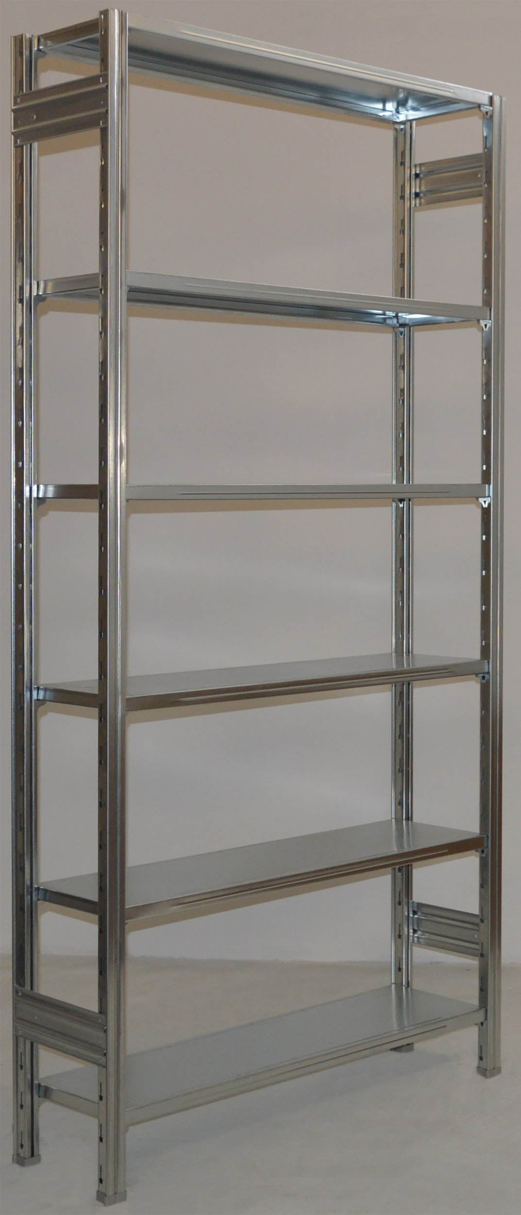 SCAFFALATURA in metallo da magazzino Zincata cm. 120x30x300h