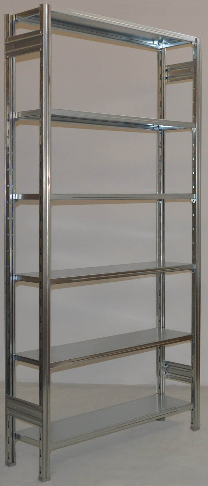 SCAFFALATURA in metallo da magazzino Zincata cm. 120x30x300h