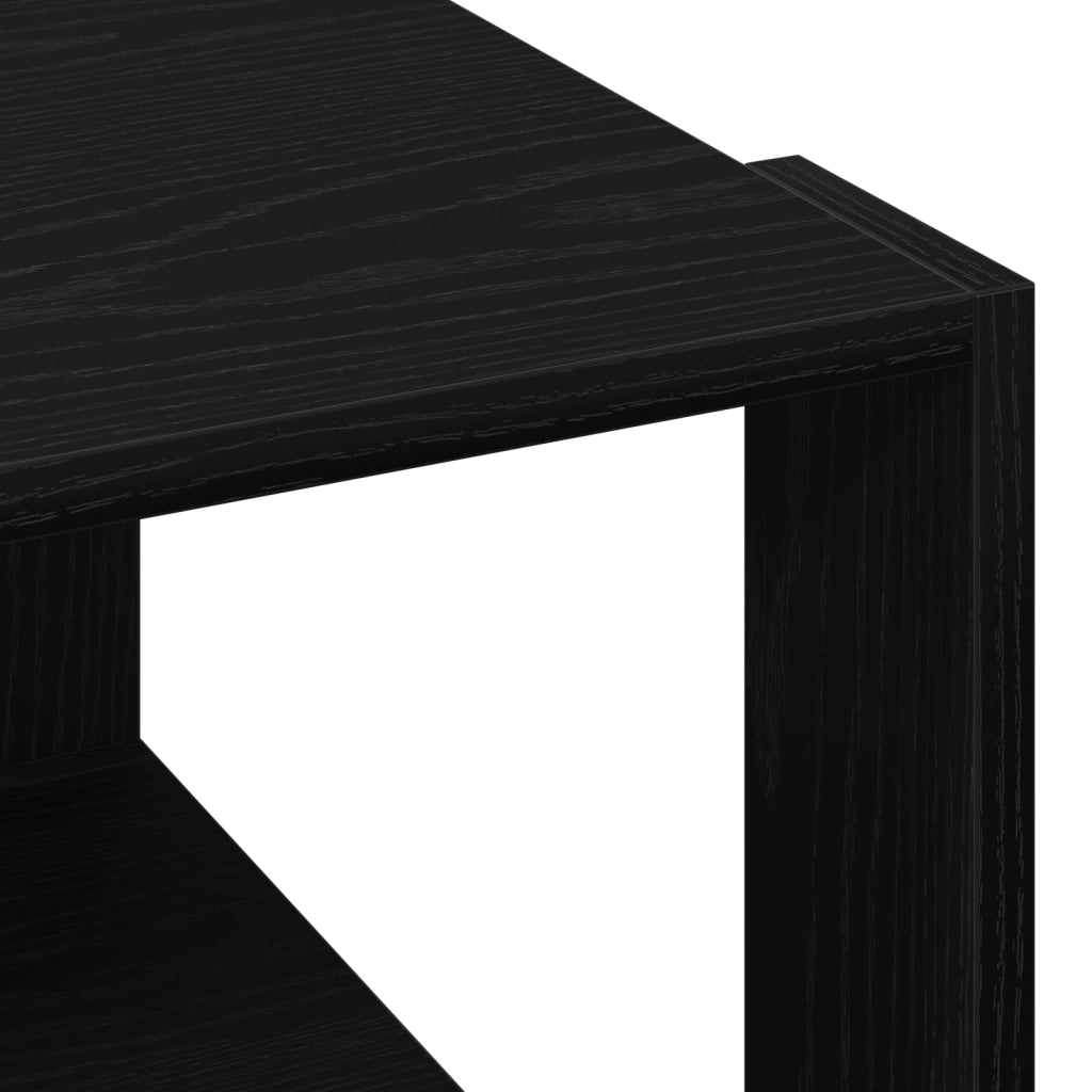 Tavolino da caffÃ¨ negra in rovere 85x55x31 cm in legno ingegnerizzato