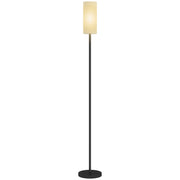 Lampada da terra ¨C zephmum ¨C bianco, telaio metallico, paralume in lino
