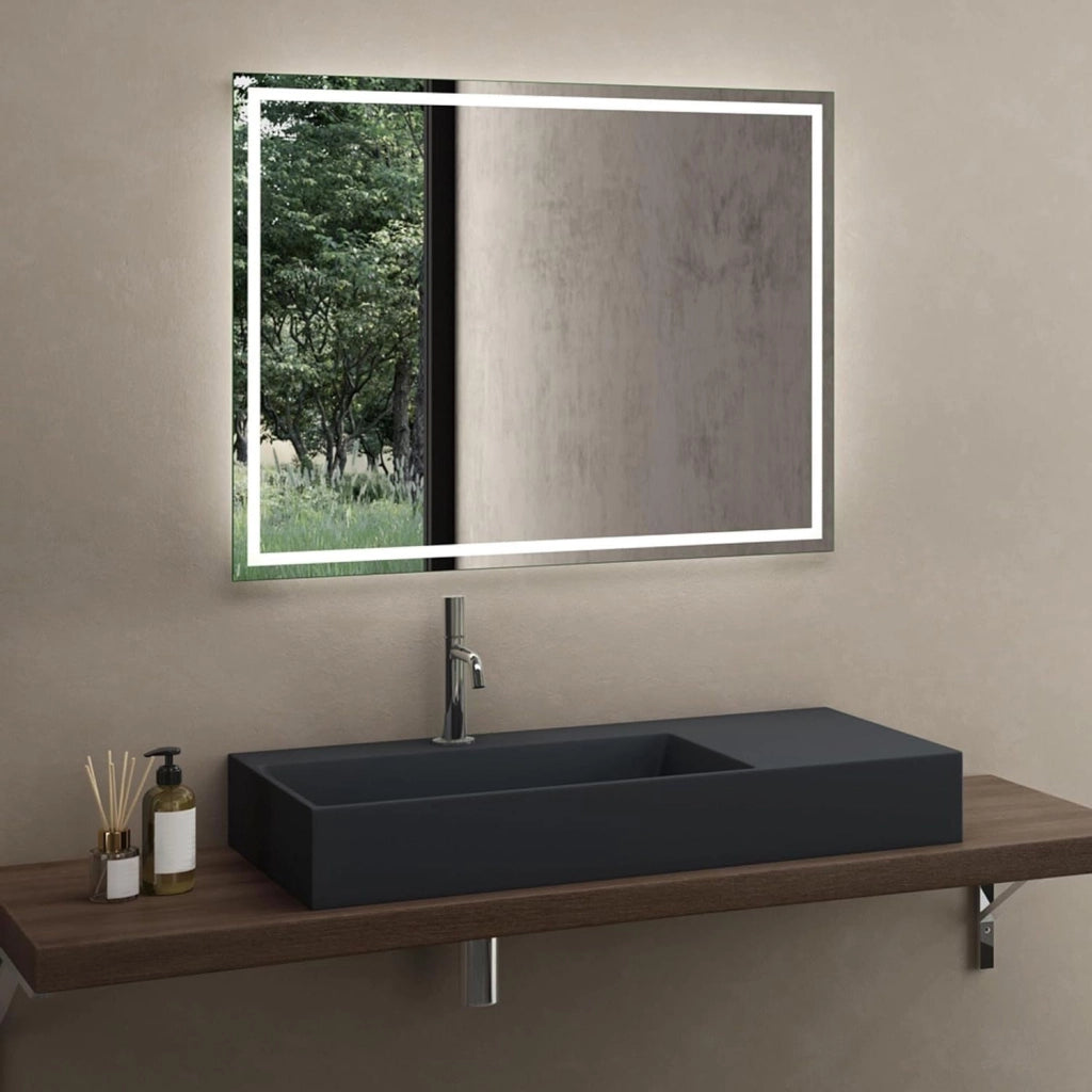 Lavabo In Conglomerato Archi 90 Cm Grey Matt