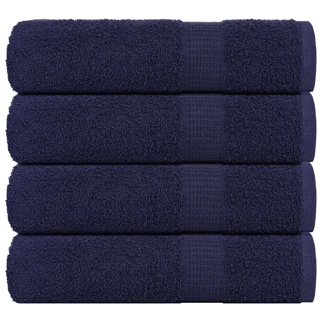 Asciugamani da Bagno 4 pz 100x150 cm 360 g/mÂ² 100% Cotone