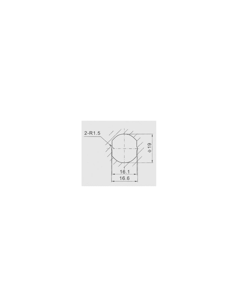 Cilindro con camme per cassette postali, spessore massimo 12mm, diametro 16mm - THIRARD