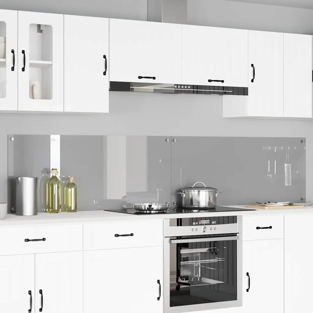 Schienale da cucina 2 pcs Grigio chiaro 120 x 50 cm 3415504