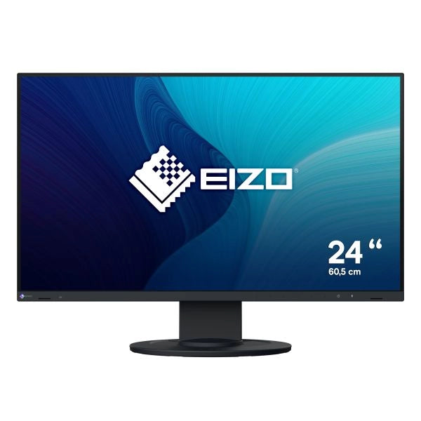 Eizo monitor 23,8 led ips 16:9 fhd 5ms 350 cdm, pivot, hub usb, dp/hdmi, flexscan ev2400r, nero - EV2400R-BK