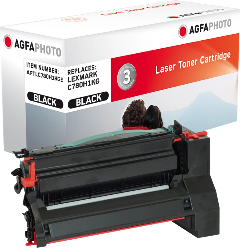 ORIGINAL Agfa Photo toner nero APTLC780H1KGE ~10000 Seiten Agfa Photo C780H1KG