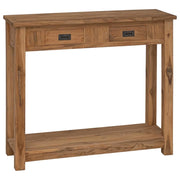 Tavolo consolle Naturale 90 x 30 x 80 cm Legno di teak solido 42024245