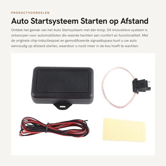 Sistema di Avvio con Unico Pulsante - Induttore di Avvio Originale - Modifica del Segnale - Modulo di Bypass - Avvio a Distanza - Rilascio delle Chiavi di Avvio - Modulo di Avvio