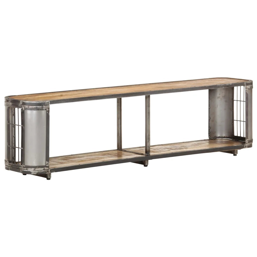 Mobile Porta TV 150x30x40 cm in Legno Massello di Mango cod mxl 23813