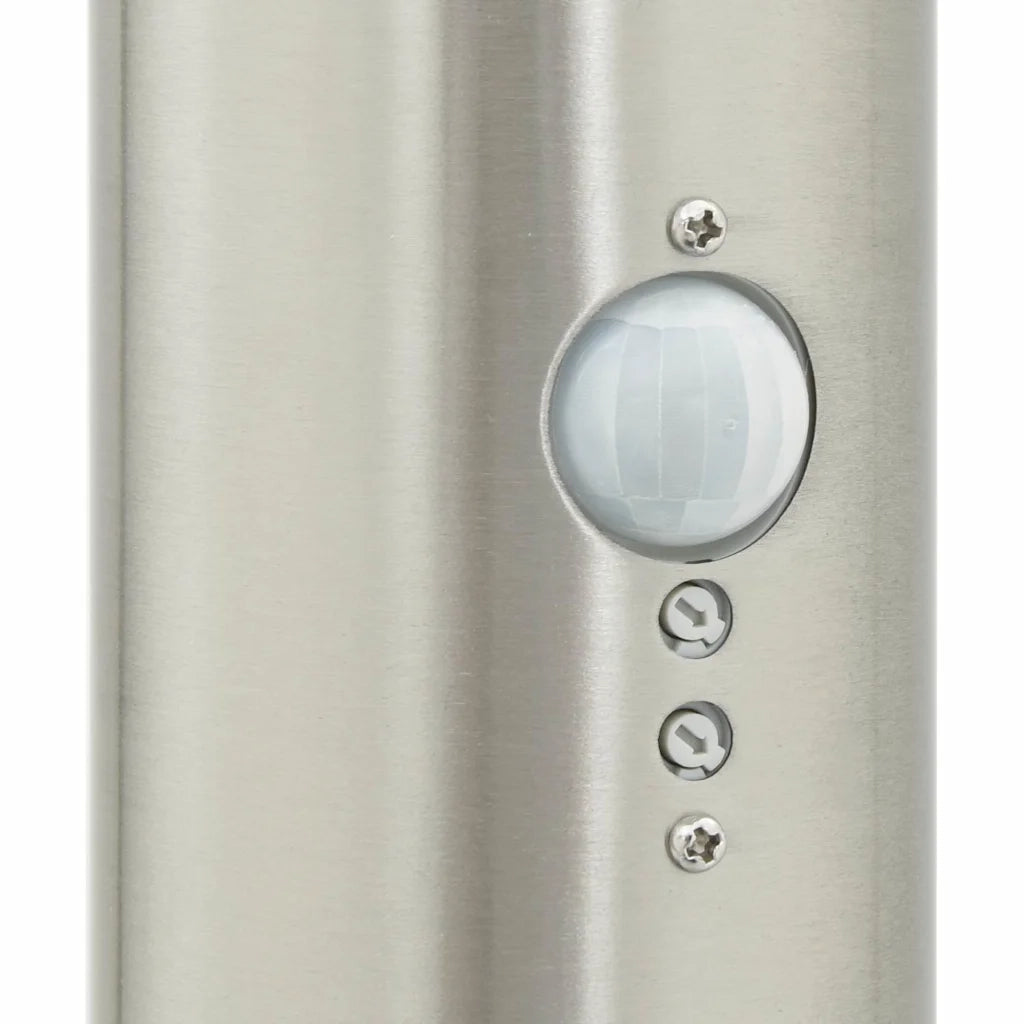 Lampada a paletto con sensore 80 cm Acciaio Inox IP44 4006007