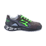 U-power RN20016 Egon Scarpa Antinfortunistica Bassa S1P ESD Puntale Alluminio Antiperforazione Suola Infinergy colore Nero Verde