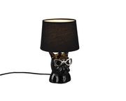 Lampada tavolo da Interno  E14 in Ceramica Nero