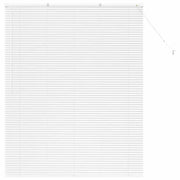 Tendaggi a Veneziana | Tenda a lamelle Bianco 175 x 145 cm Alluminio
