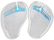 Gel per protezione dei piedi dei teenager - Sandali con insole antiscivolo - Assorbimento degli impatti - Riduzione della fatica al piede anteriore - Blu - 10 x 7 x 0,5 cm