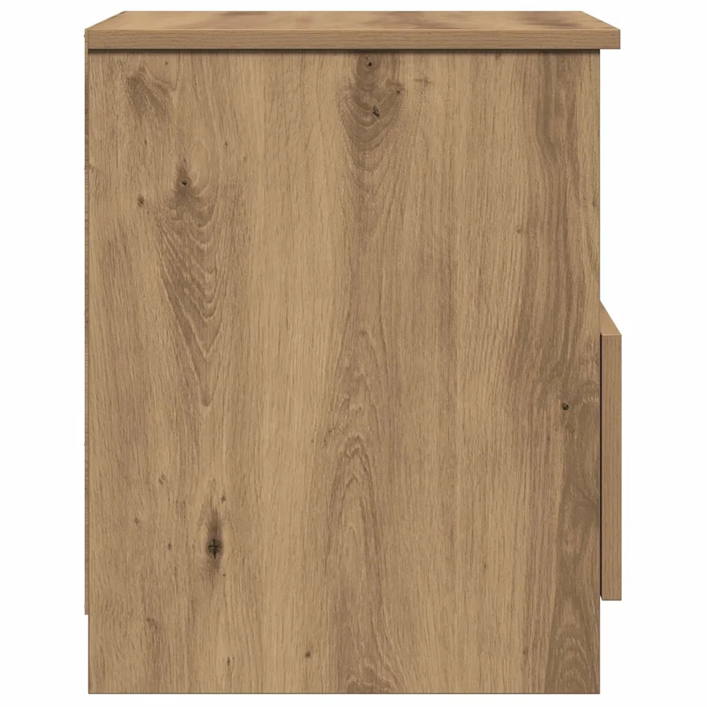 Comodino Rovere Artigianale 40x40x50 cm in Legno Multistrato 856500