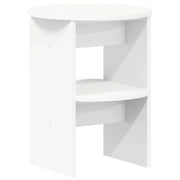 Mobile laterale | Tavolo laterale | Tavolino Bianco ?40 x 50 cm Legno ingegnerizzato
