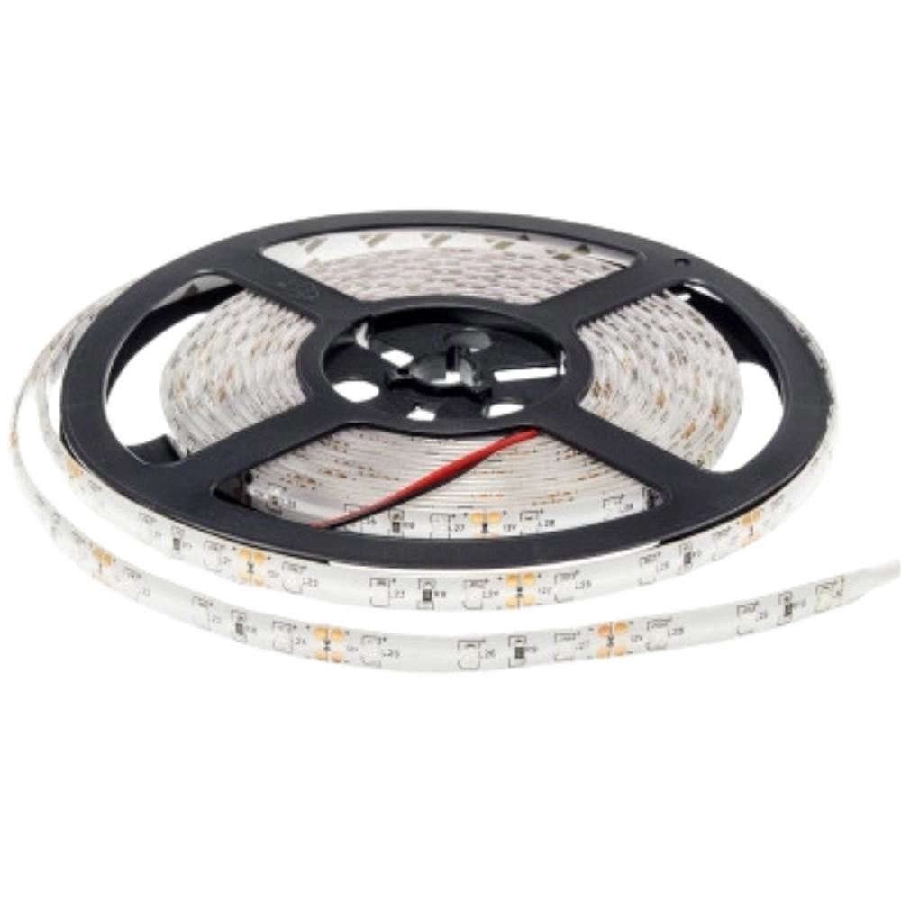 Striscia led optonica 2835 professionale 12v impermeabile ip54 5m dimmerabile *** colore rosso, confezione 1