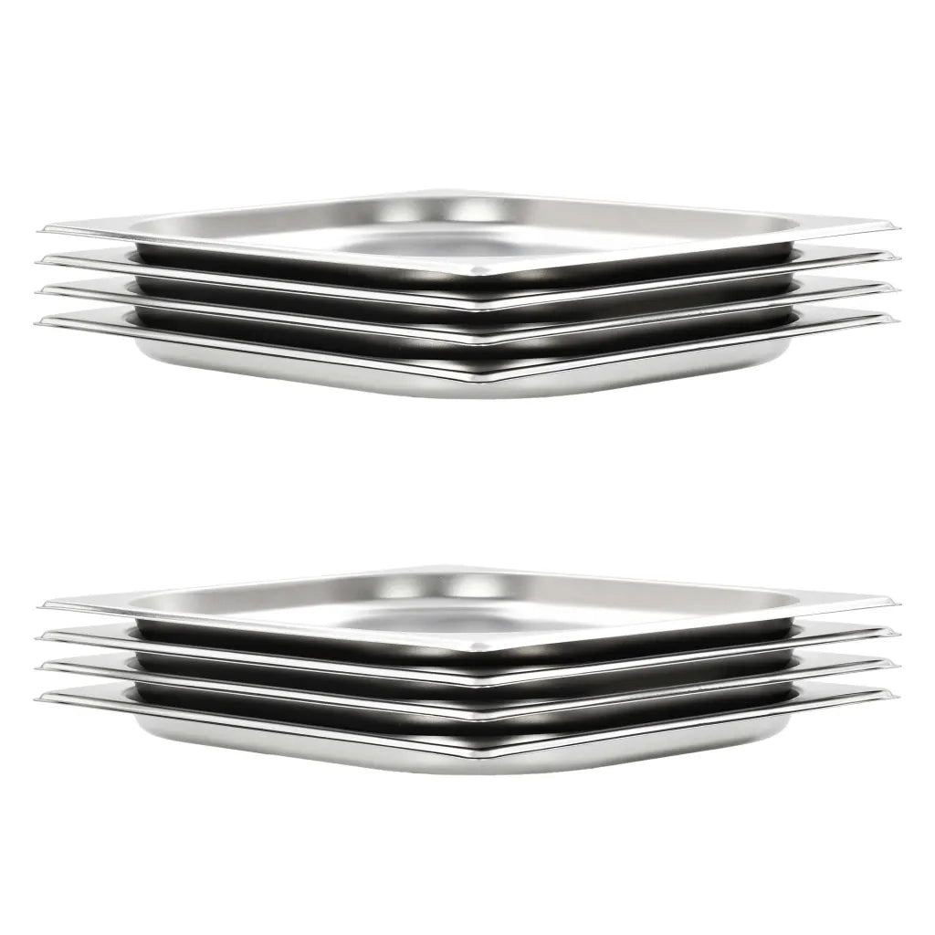Contenitori Gastronorm 8 pz GN 1/2 20 mm in Acciaio Inox  cod mxl 64114