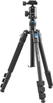 Stativo da viaggio con testa a sfera - capacità di carico 3 kg - misura della confezione 39 cm - altezza di estensione 135 cm