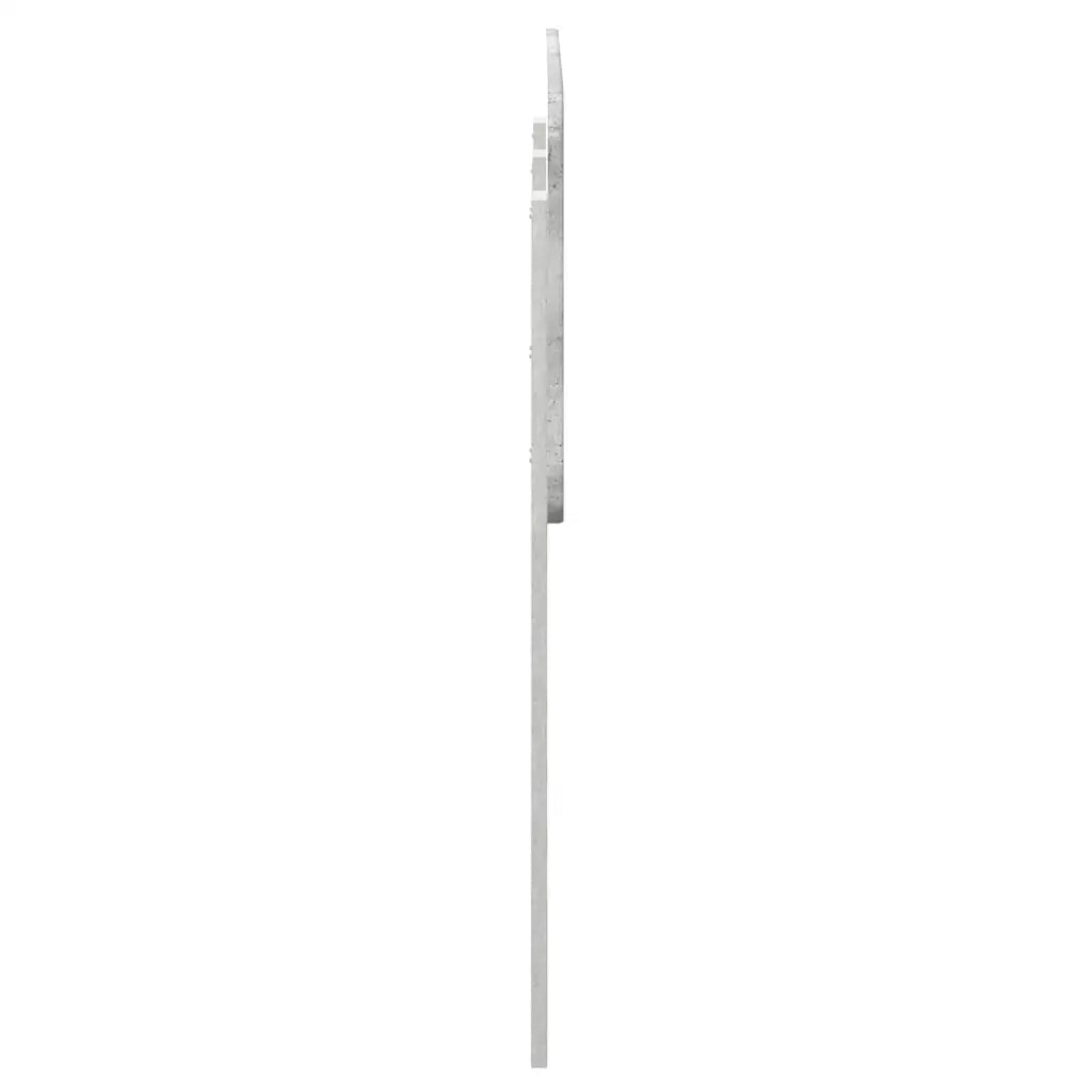 Testiera-Testata-Testiera Decorativa Grigio cemento 120 cm Legno multistrato 982521