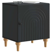 Set di 2 Comodini | Armadio da Notte | Mobiletto da notte Nero 43 x 34,5 x 50 cm