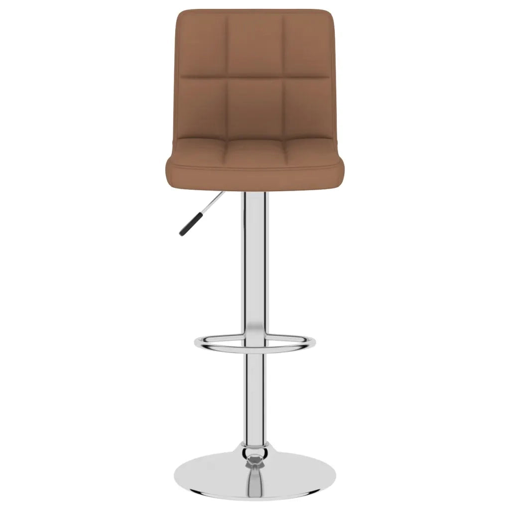 Sgabelli da Bar 2 pz Marroni in Tessuto cod mxl 57301
