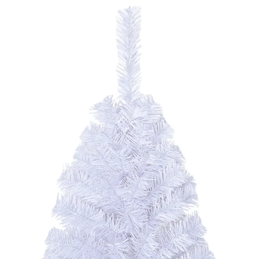 Albero di Natale Artificiale con Rami Spessi Bianco 240 cm PVC 321041