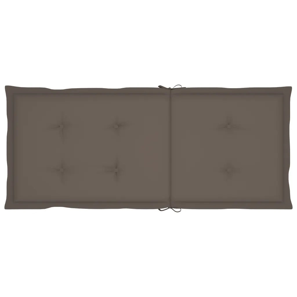Sedie da Giardino Reclinabili 4 pz con Cuscini Massello Acacia 3065385