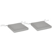 Cuscini da giardino per sedie e poltrone ¨C zephmum ¨C grigio chiaro in poliestere 5 cm