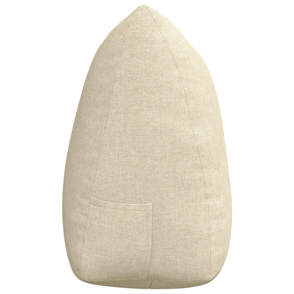 Cuscino per Schiena Crema 140 x 24 x 50 cm Tessuto 42014506