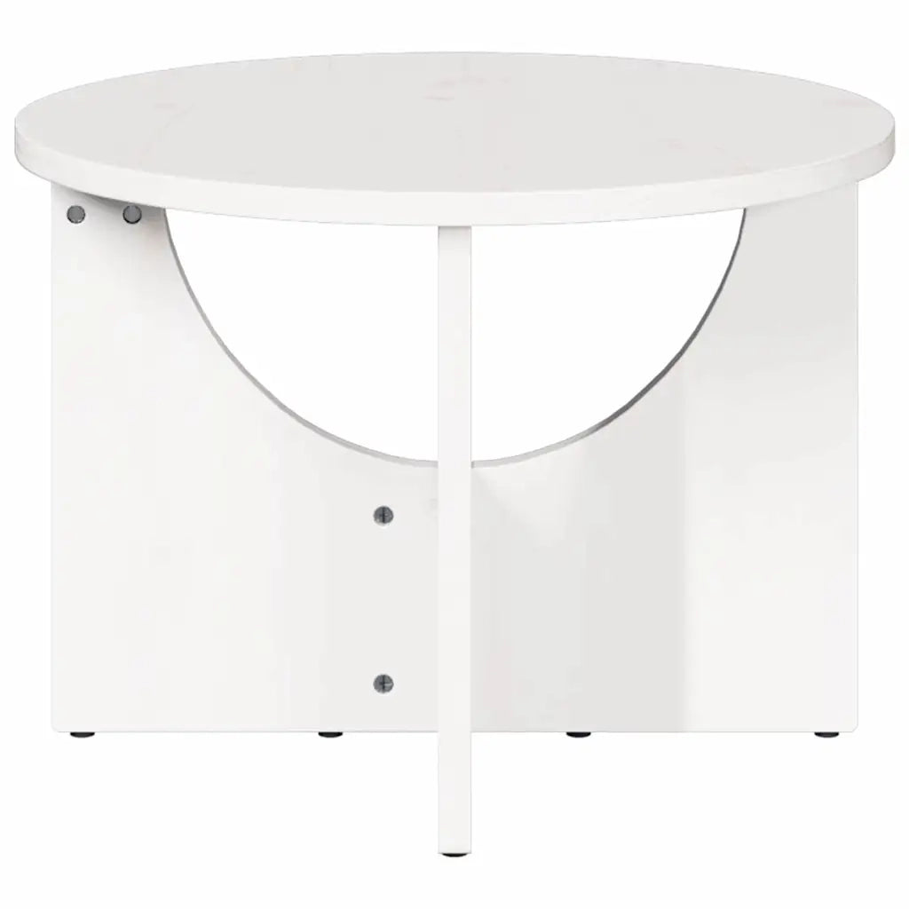 vidaXL Tavolino da salotto Bianco 50 x 50 x 35 cm