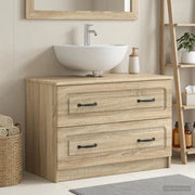 Armadio per Lavabo da Bagno UTRECHT Rovere Sonoma 897677