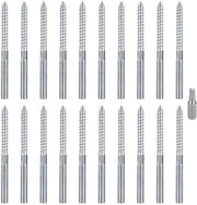 Viti in acciaio inossidabile a doppia testa - 20 pezzi - Torx M8 x 100 mm - Resistente alle abrasioni/alle corrosioni