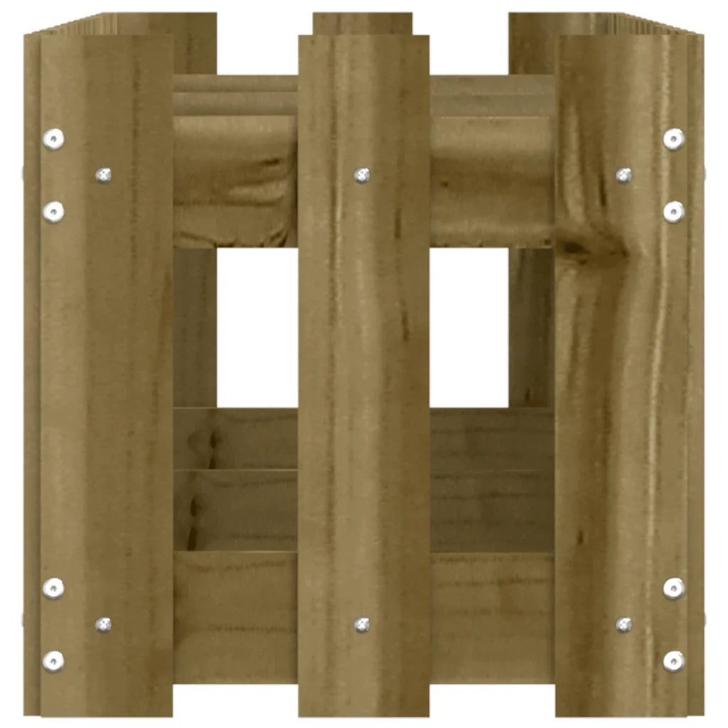 Fioriera da Giardino Recinzione 150x30x30cm Pino Impregnato 832491