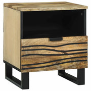 Armadio da Notte con cassetto Marrone 40 x 33 x 46 cm 4017942