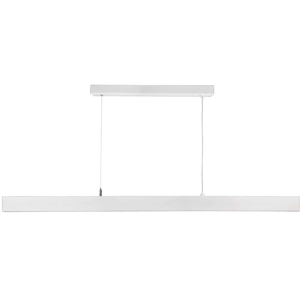 Lampada LED 28W sospensione pendente dimmerabile angolo luce 24gradi ufficio scrivania 4000K alimentatore 230V BIANCO