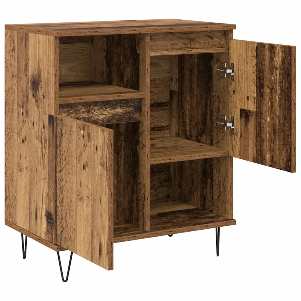 Credenza 2 pcs Legno vecchio 60 x 35 x 70 cm