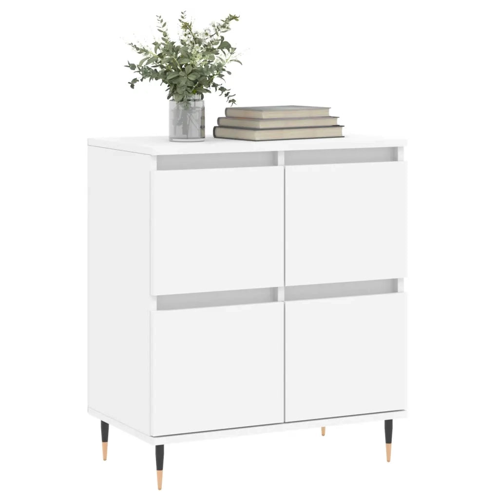 Credenza | Madia | Buffet da pranzo | Armadio da pranzo Bianca 60x35x70 cm in Legno Multistrato