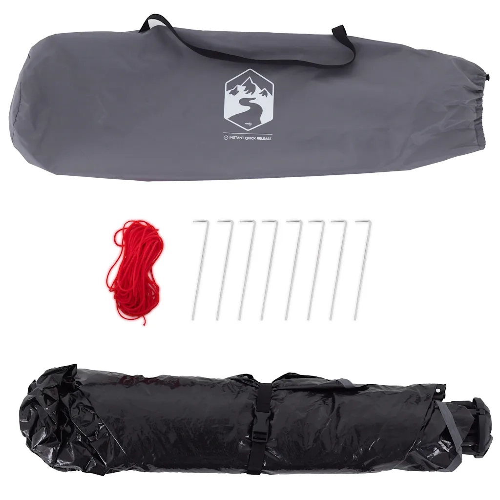 Tenda da Spiaggia 2 Persone Grigio Rilascio Rapido Impermeabile 4005298