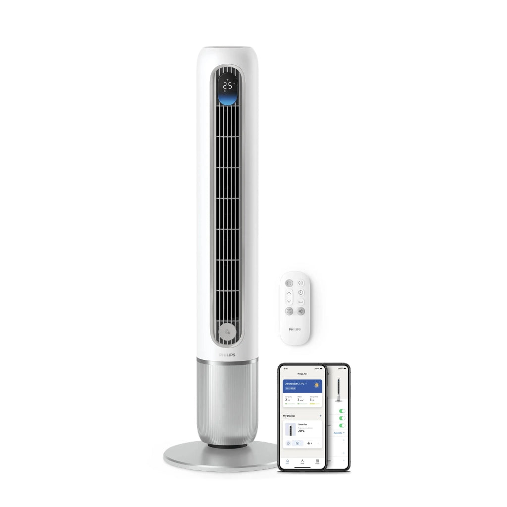 Ventilatore tower fan 7000 series telecomando aromaterapia app bianco - CX7550/00