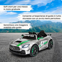 Auto Elettrica per Bambini Mercedes GT4 AMG Luxury  12V