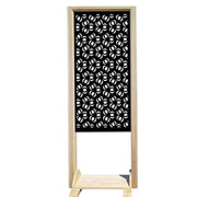 ELLISSE - Separè - Paravento modulabile - 70x190cm - in Legno e PVC Colore: nero