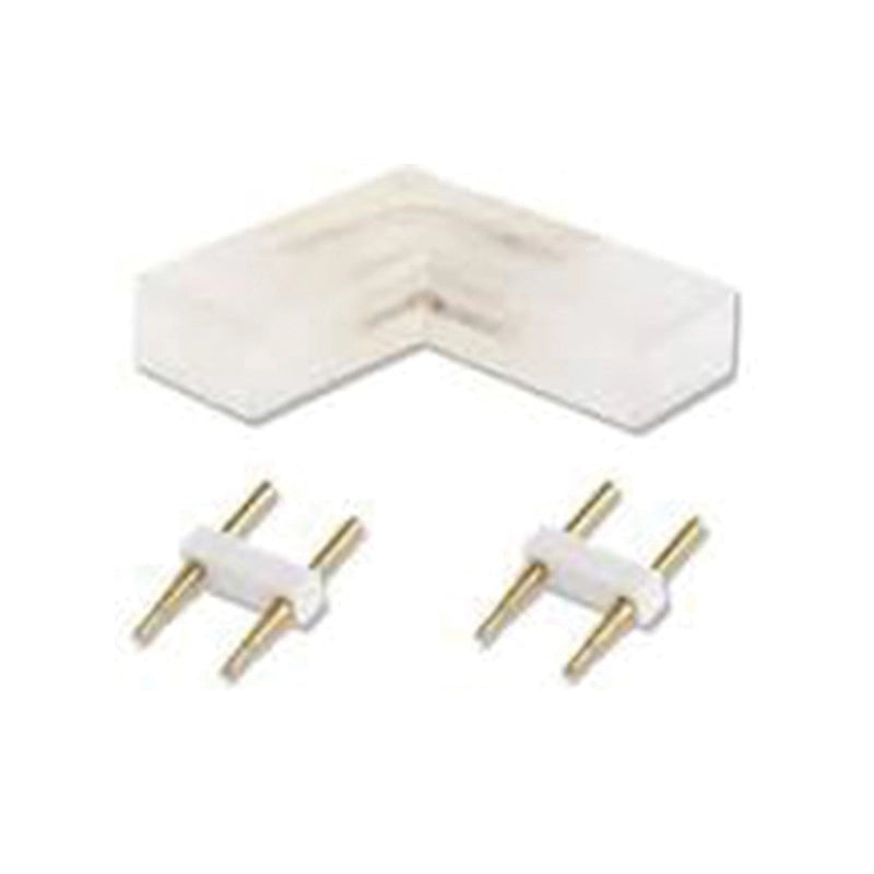 CONNETTORE PER GIUNZIONE A L PER NASTRO LED 2 PIN