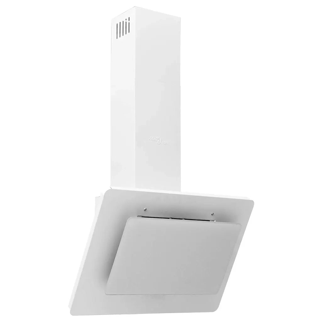Cappa a Parete 60 cm in Acciaio Inox e Vetro Temperato Bianco 51663