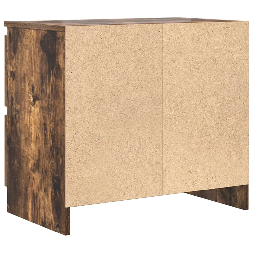 Mobile TV Rovere Fumo 60x35x54 cm in Legno Multistrato 861782